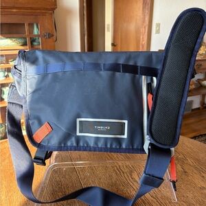 Timbuk2 Especial Large Stash Messenger Bag Blue & Weather Resistant